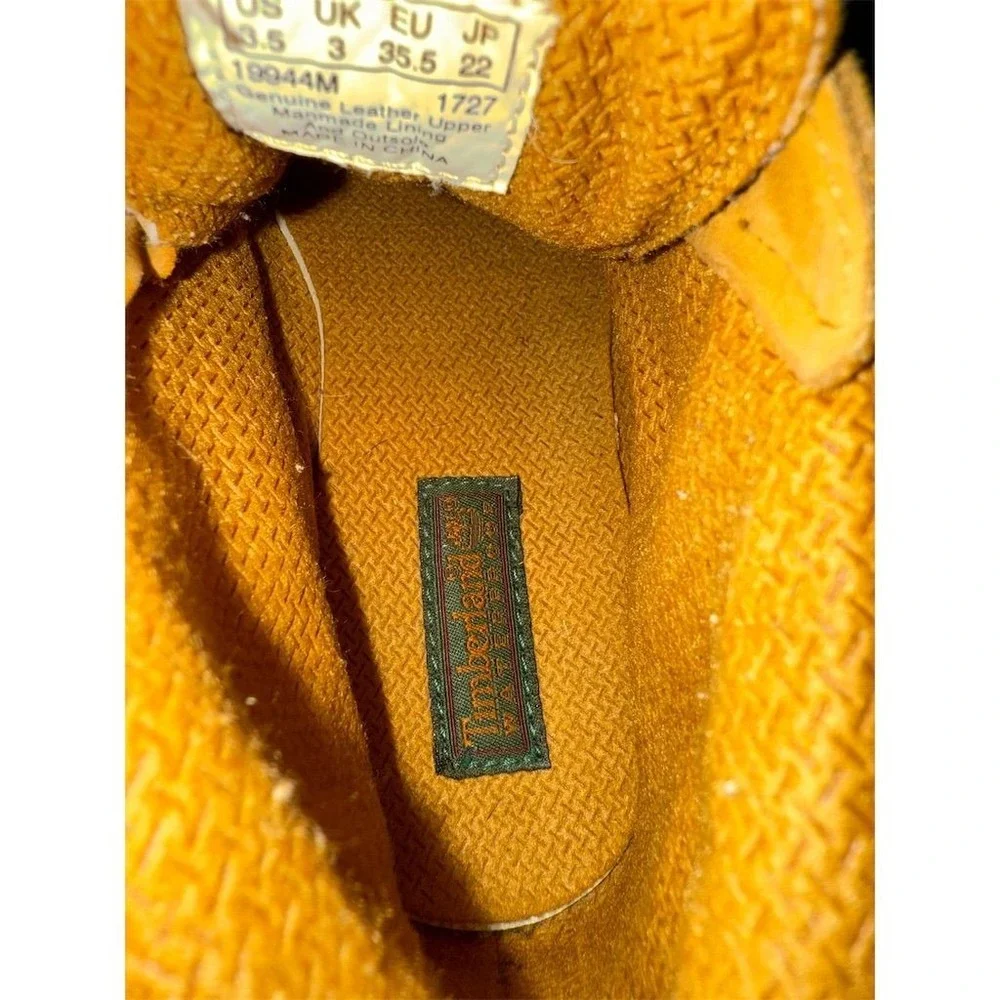 Timberland Kids‎ Chukka Boots Brown Waterproof Size 3.5 see pics for condition